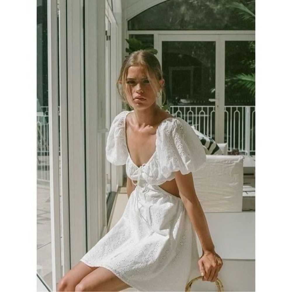 Sabo Azel white cutout dress - image 1