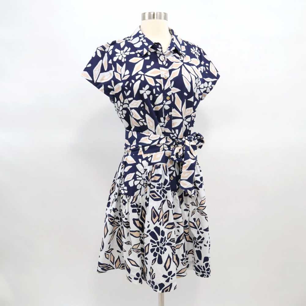 Diane von Furstenberg DvF Shirt Dress Womens Scar… - image 3