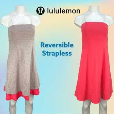 Lululemon Camelia/Heathered Dune Reversible Strapl