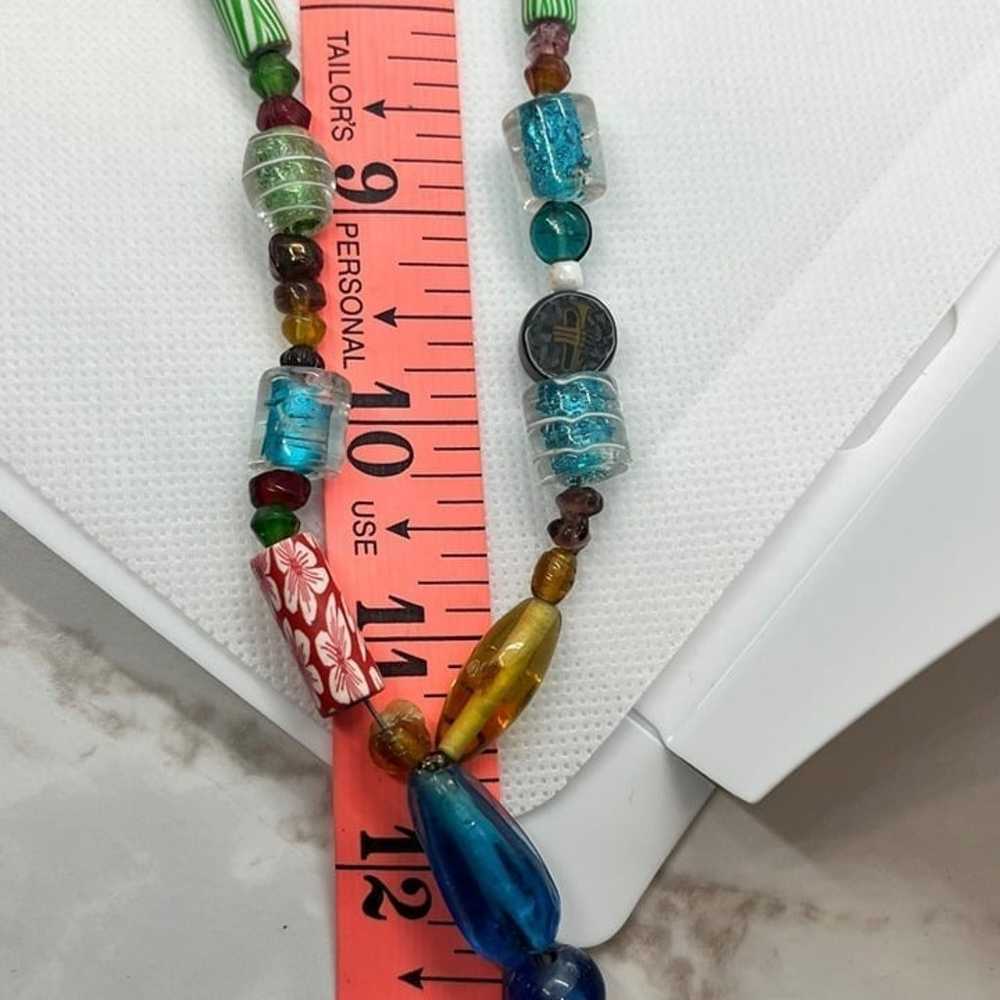 VTG Lot Boho Ethnic Wood Glass Beads Necklaces Br… - image 10