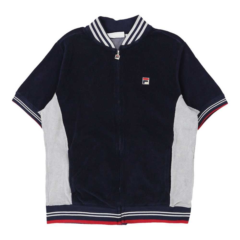 Fila Zip Up - Medium Navy Cotton Blend - image 1