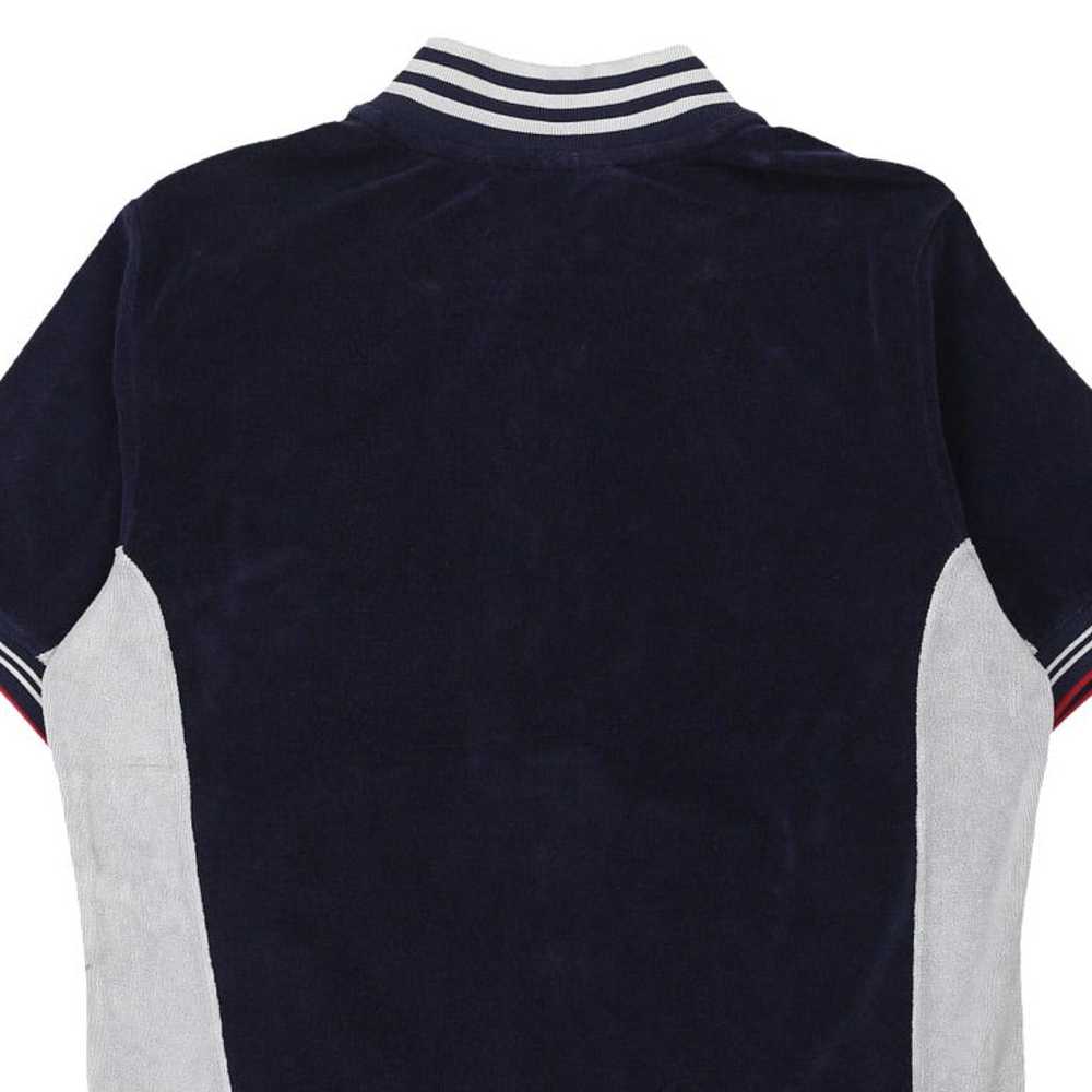 Fila Zip Up - Medium Navy Cotton Blend - image 5