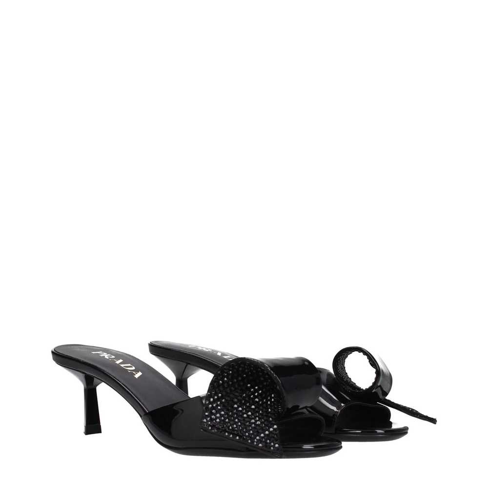 Prada ob1o1e1124 Patent Leather Sandals in Black - image 2