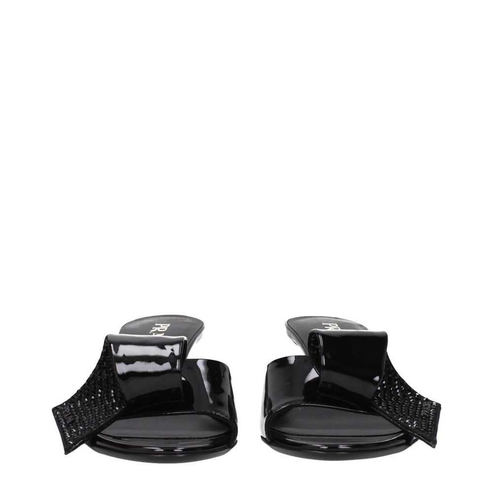 Prada ob1o1e1124 Patent Leather Sandals in Black - image 3