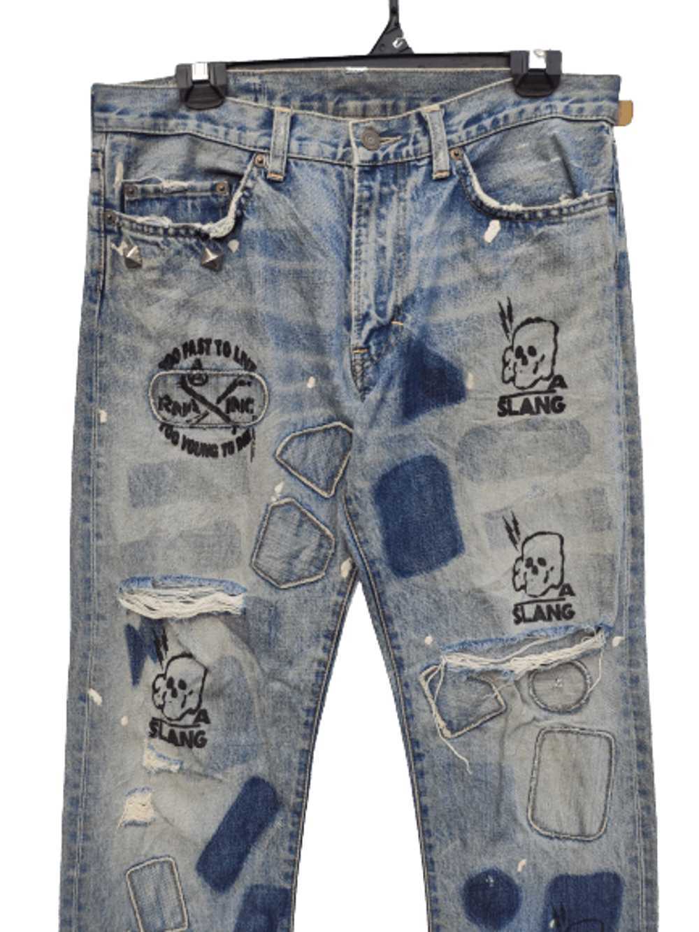 Distressed Denim × Japanese Brand × Seditionaries… - image 2