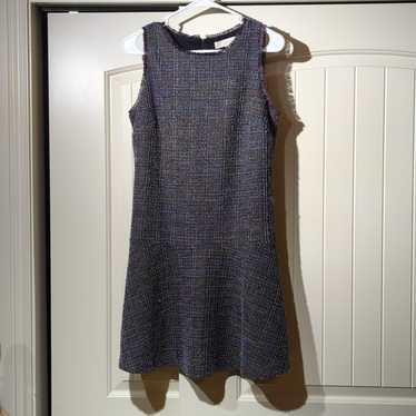 Loft Tweed Metallic & Color Flecked Jumper w/ Fri… - image 1