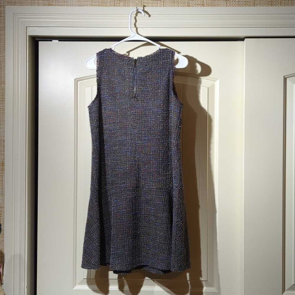 Loft Tweed Metallic & Color Flecked Jumper w/ Fri… - image 4