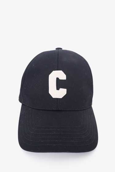 Celine Black Initial Baseball Cap Size S