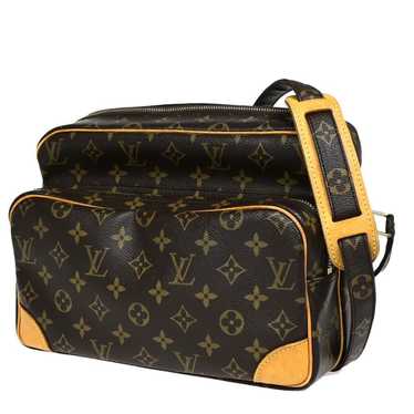 Louis Vuitton Nile Brown Canvas Shoulder Bag (Pre… - image 1