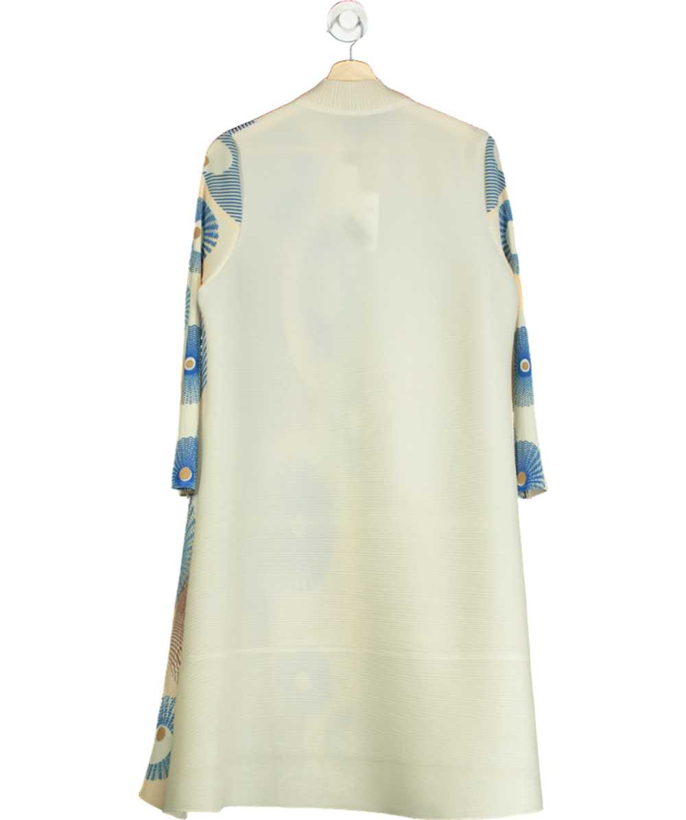 Y London Cream Ribbed Printed Button Down Dress U… - image 2