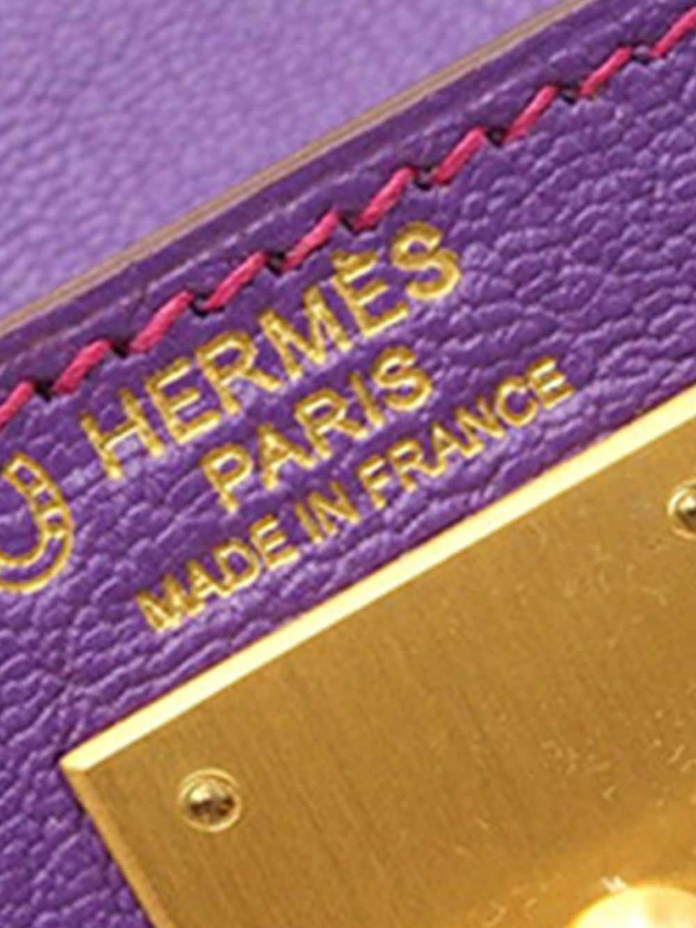 Hermès Pre-Owned 2014 Special Order Bicolor Chevr… - image 3