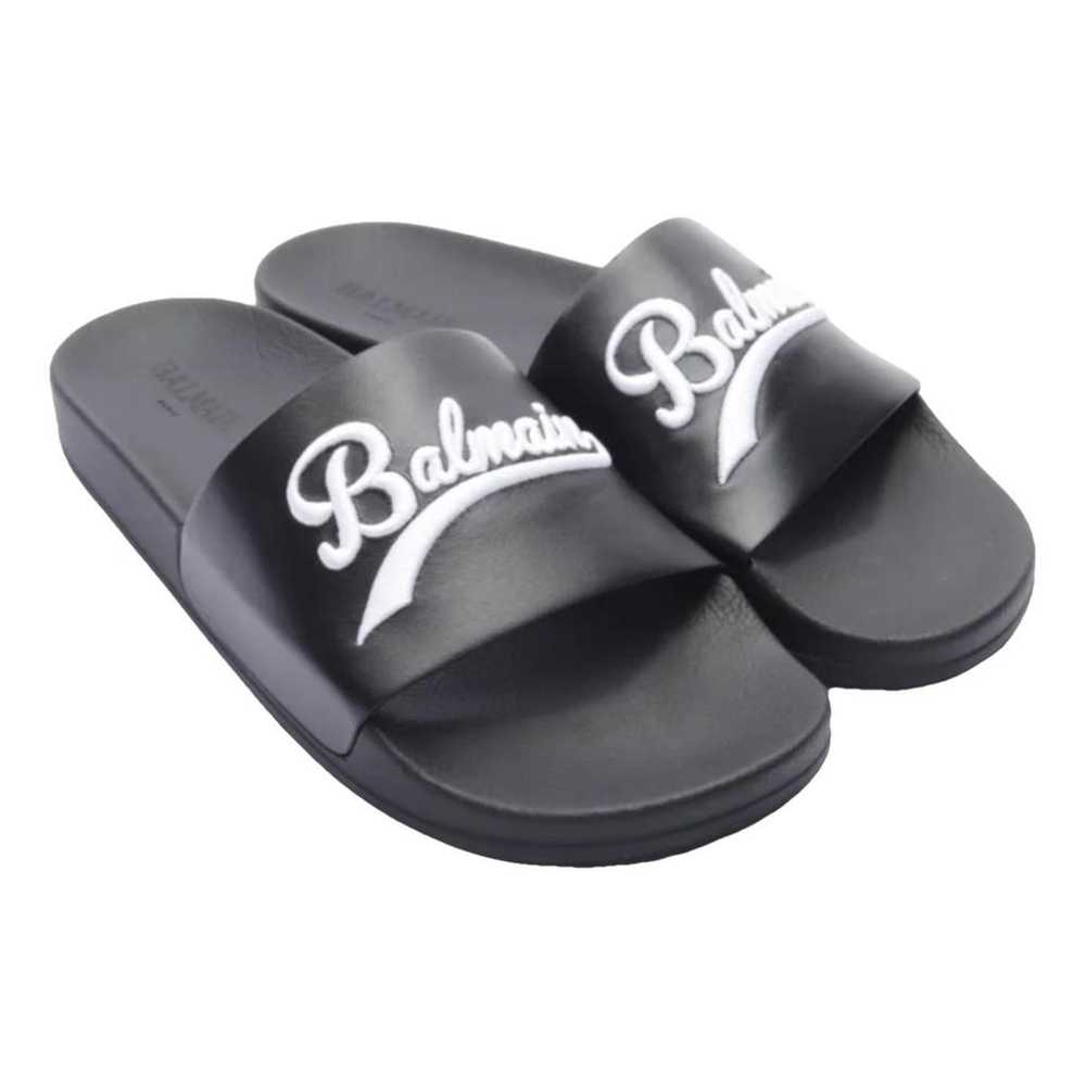 Balmain Leather flats - image 1