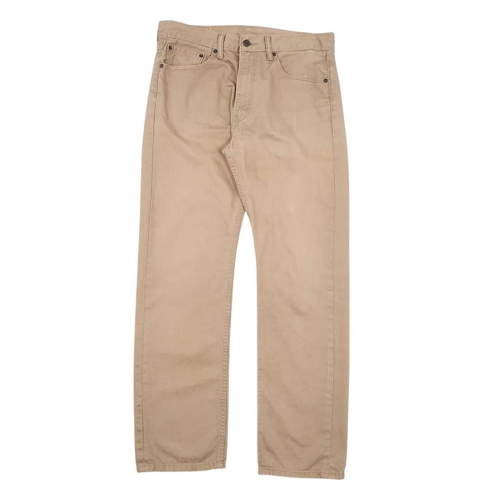 LEVIS 505 Chino Trousers Cotton Blend Beige Mens … - image 1