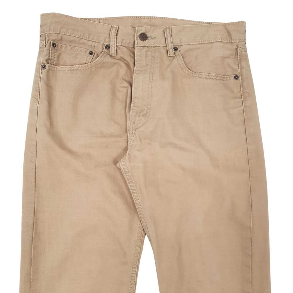 LEVIS 505 Chino Trousers Cotton Blend Beige Mens … - image 2