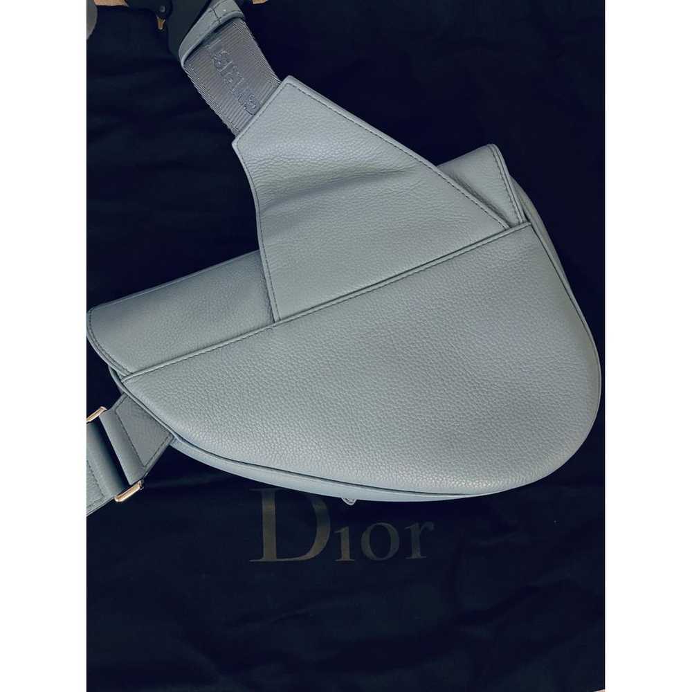 Dior Homme Saddle leather bag - image 4