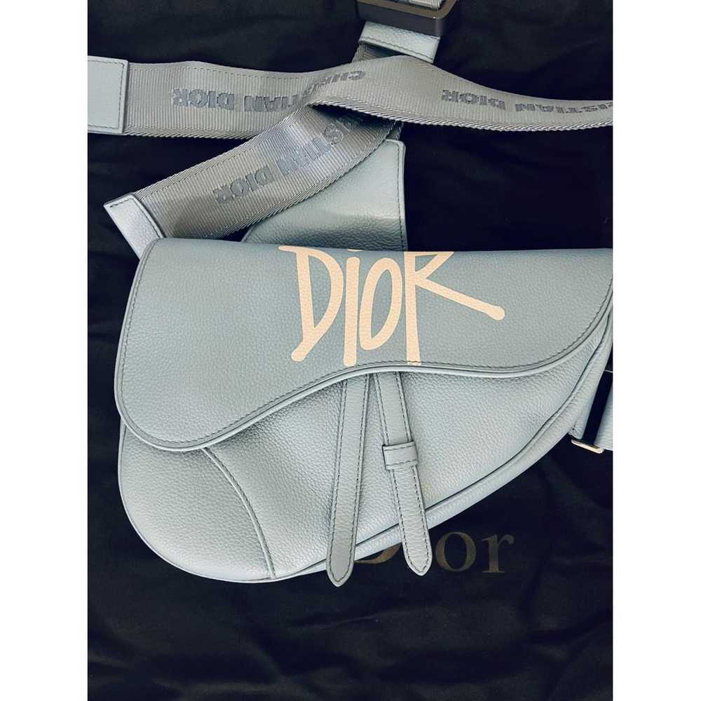 Dior Homme Saddle leather bag - image 5