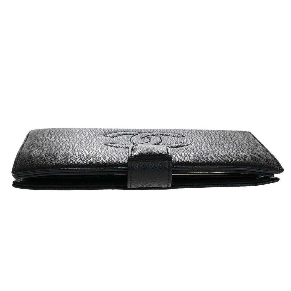 Chanel Cc Black Leather Wallet (Pre-Owned) - image 11