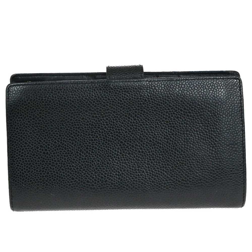 Chanel Cc Black Leather Wallet (Pre-Owned) - image 2