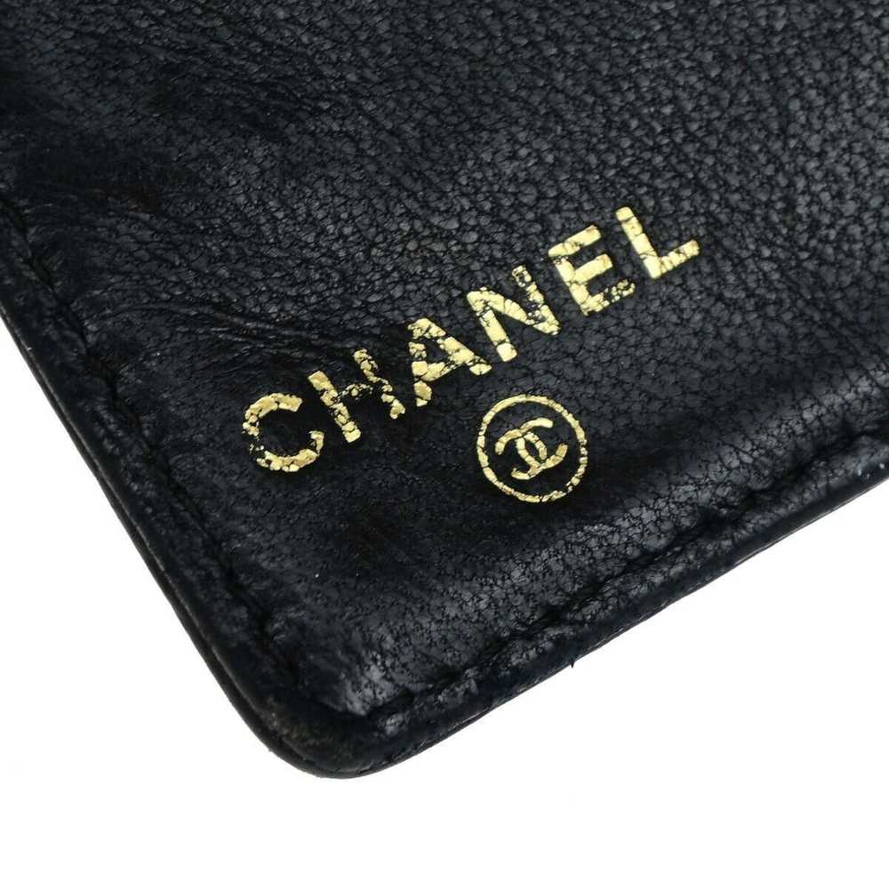 Chanel Cc Black Leather Wallet (Pre-Owned) - image 8