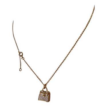 Hermès Amulette pink gold necklace - image 1