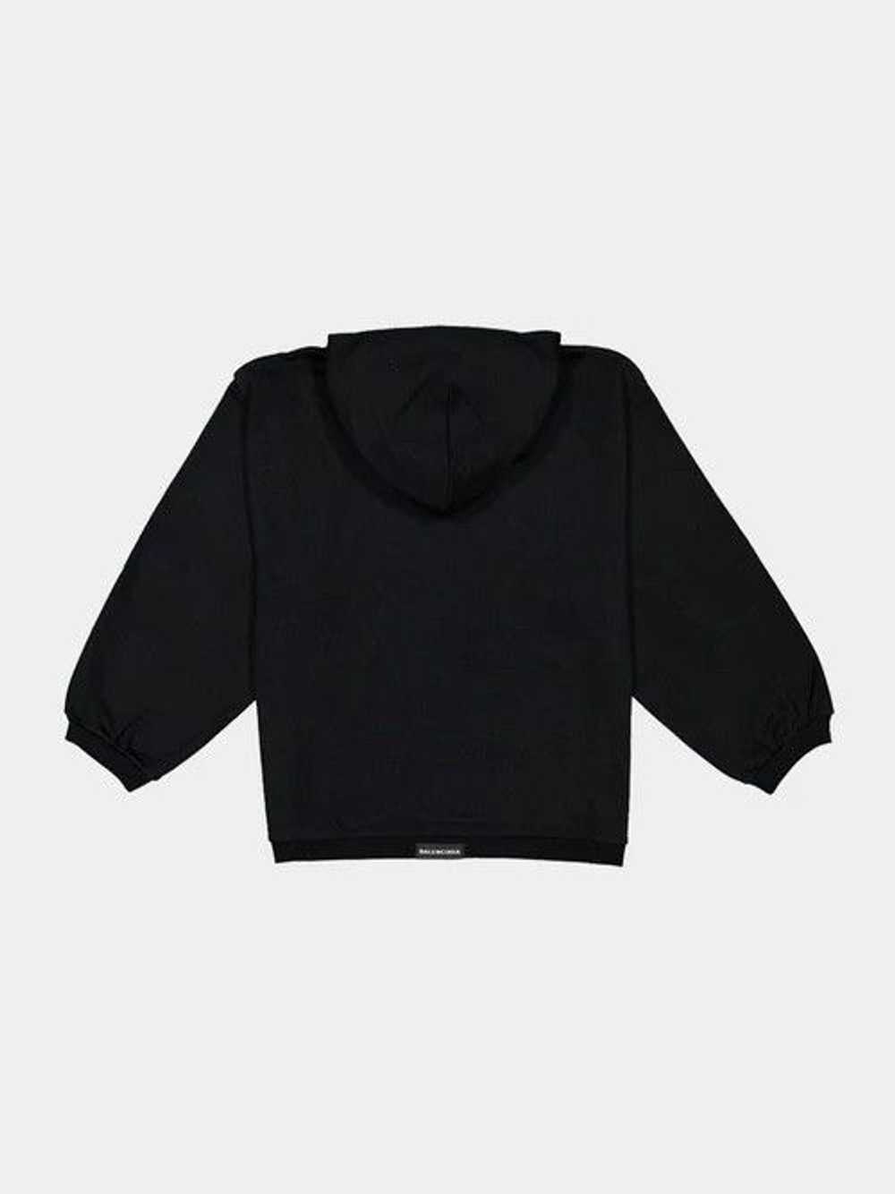 Balenciaga o1mt1gz1124 Tab Hoodie Small Fit in Bl… - image 2