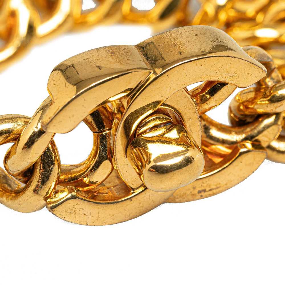 Chanel Chanel CC Turnlock Chain Bracelet Gold - image 3