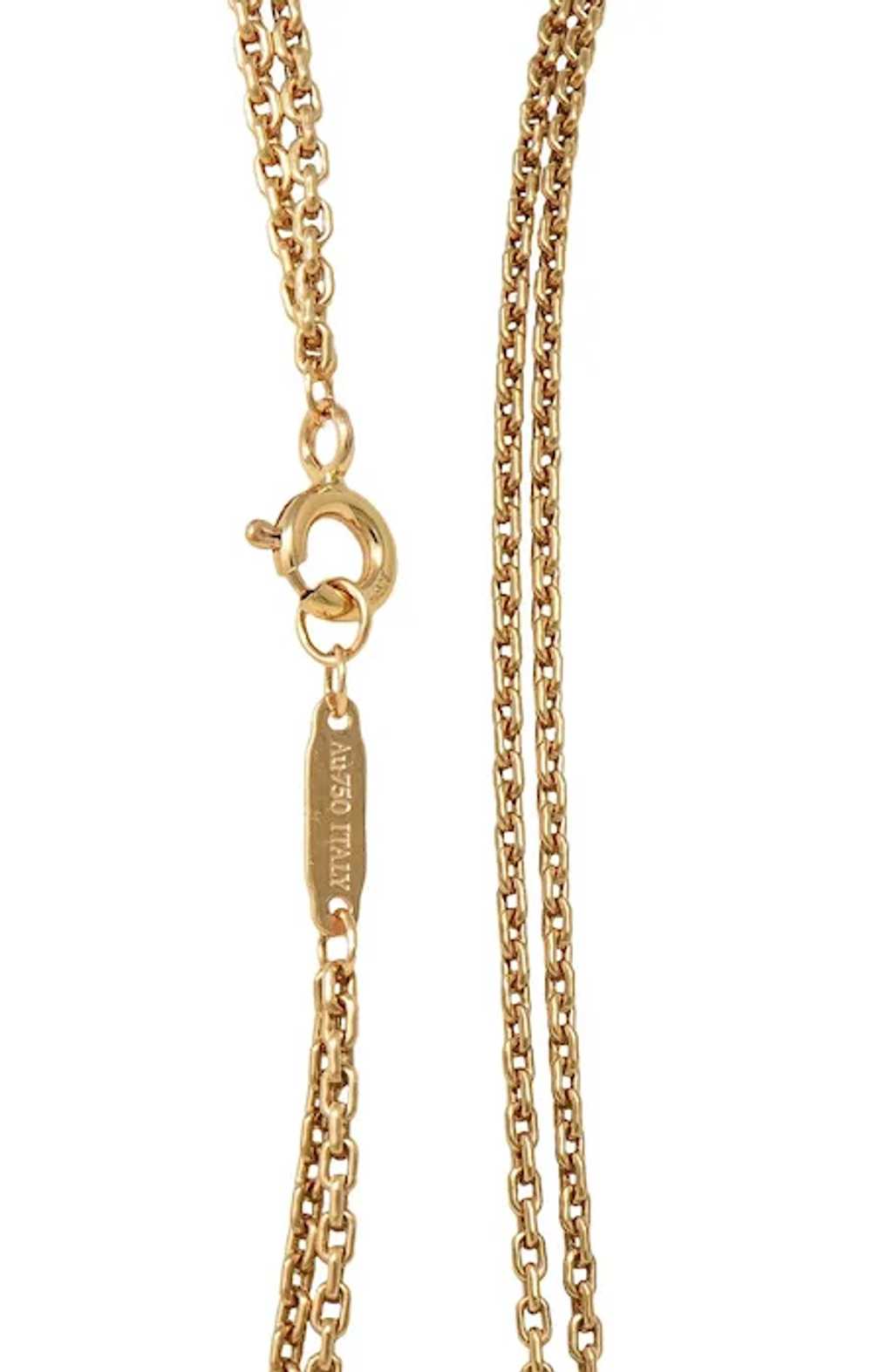 Tiffany & Co. 18 Karat Rose Gold Double Link Hard… - image 8