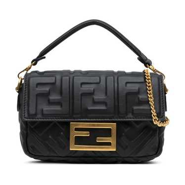 Fendi Baguette leather crossbody bag