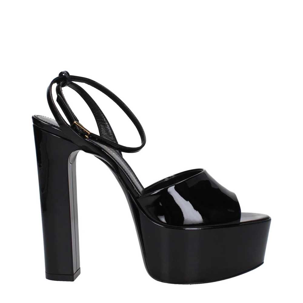 Saint Laurent Paris ob1o1e1124 Patent Leather San… - image 1