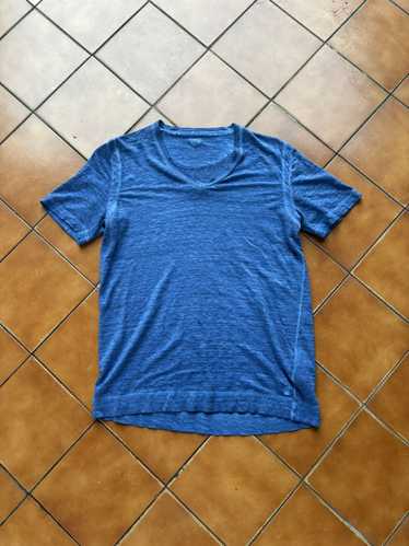 120% Lino 120% Lino Linen V Neck Tee