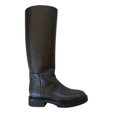 Khaite Leather riding boots