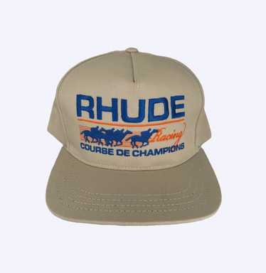 Rhude o1mle1124 Size: OS / Hrose Racing Logo Hat … - image 1