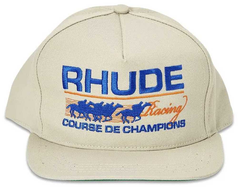 Rhude o1mle1124 Size: OS / Hrose Racing Logo Hat … - image 2