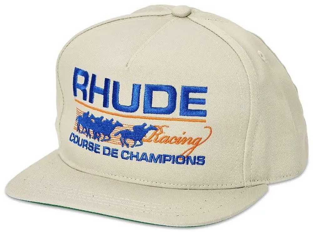 Rhude o1mle1124 Size: OS / Hrose Racing Logo Hat … - image 3