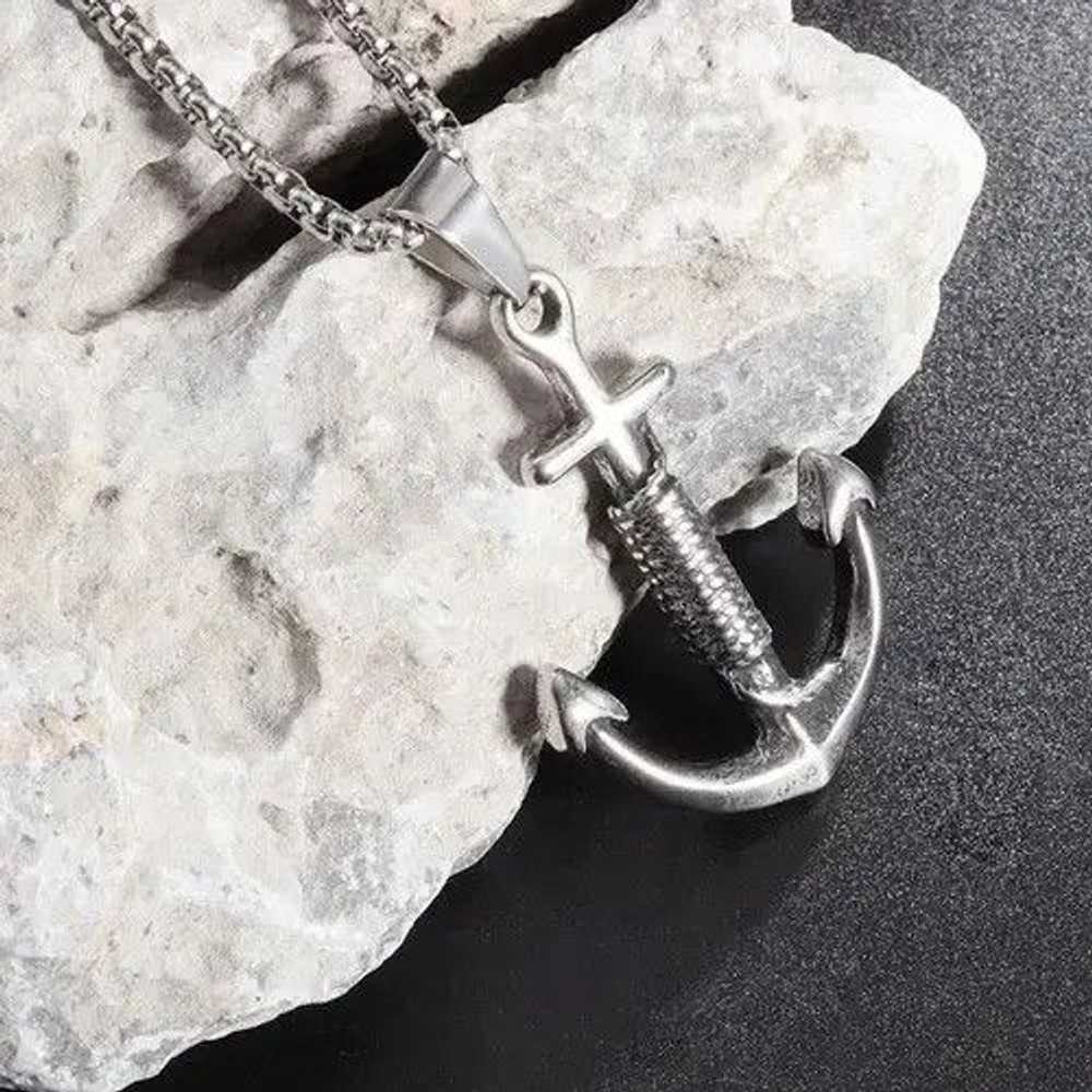 Jewelry × Streetwear × Vintage New Anchor Pendant… - image 3