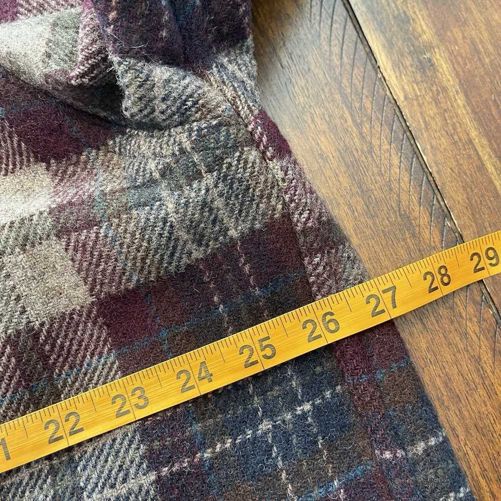 Rare Vtg Woolrich Wool Flannel Shirt Plaid XL Cor… - image 9