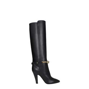 Saint Laurent Paris ob1o1e1124 Leather Boots in B… - image 1