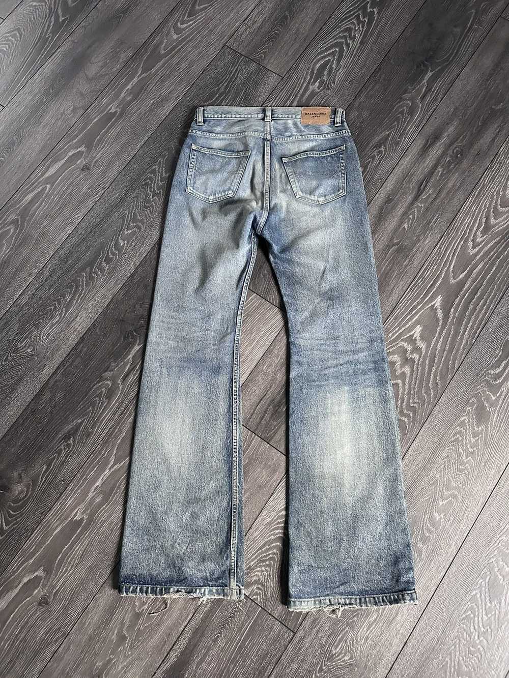 Balenciaga balenciaga lost tape japanese denim fl… - image 2