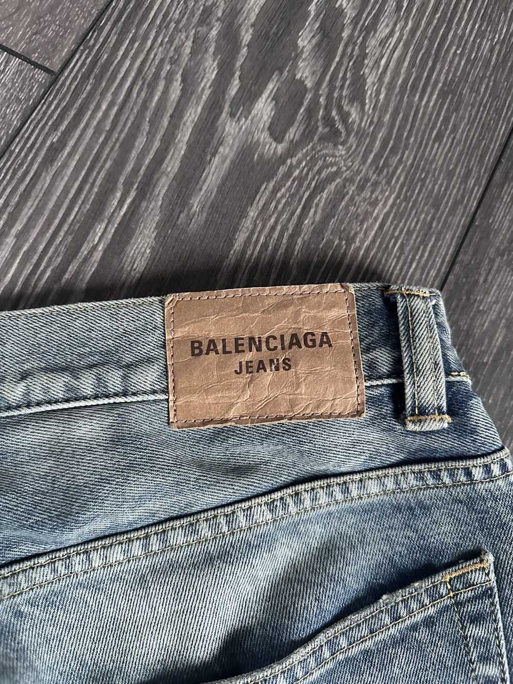 Balenciaga balenciaga lost tape japanese denim fl… - image 4