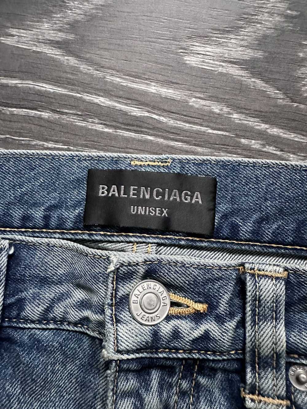 Balenciaga balenciaga lost tape japanese denim fl… - image 5