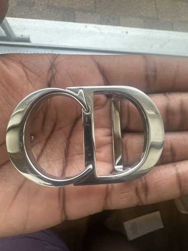 Christian Dior Monsieur × Dior Dior CD belt buckle