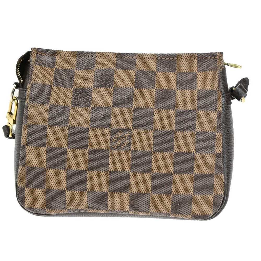 Louis Vuitton Trousse Makeup Brown Canvas Clutch … - image 2