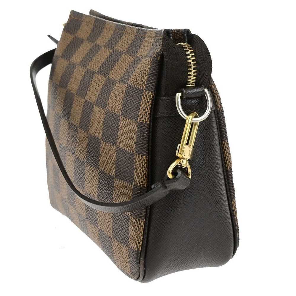 Louis Vuitton Trousse Makeup Brown Canvas Clutch … - image 3