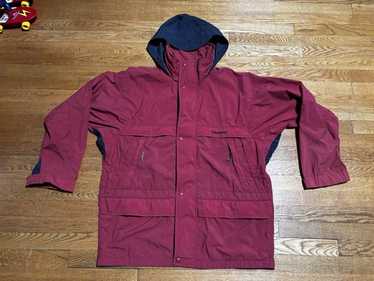 ジャケット・アウター old Timberland nylon anorak purple color Vintage timberland anorak - Gem