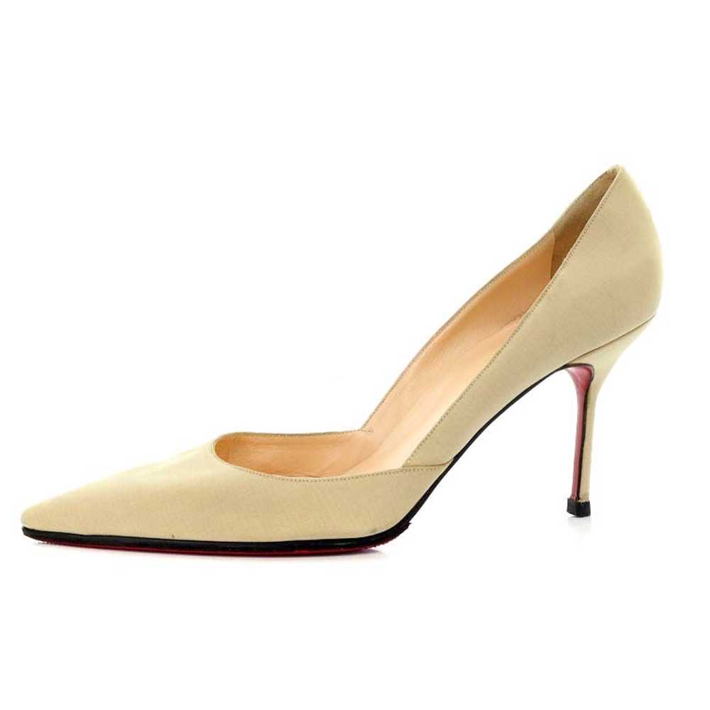 Christian Louboutin Pumps Satin Pin Heel 39.5 Bei… - image 2