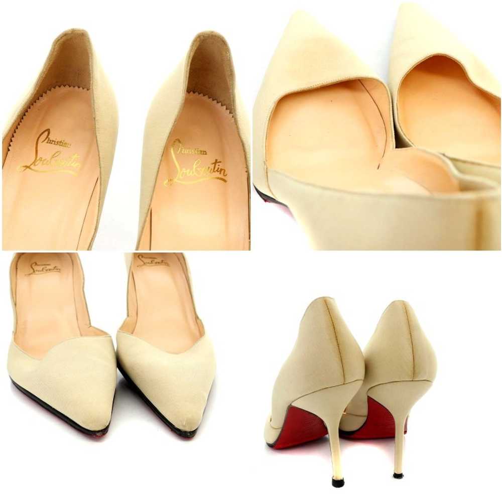 Christian Louboutin Pumps Satin Pin Heel 39.5 Bei… - image 7