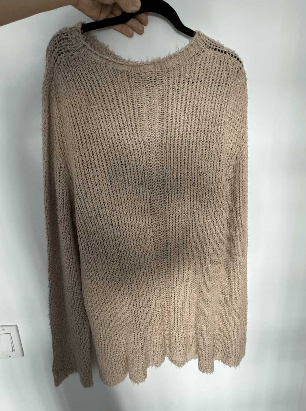 Rick Owens Oversized Seamless Silk Knit Sweater I… - image 2