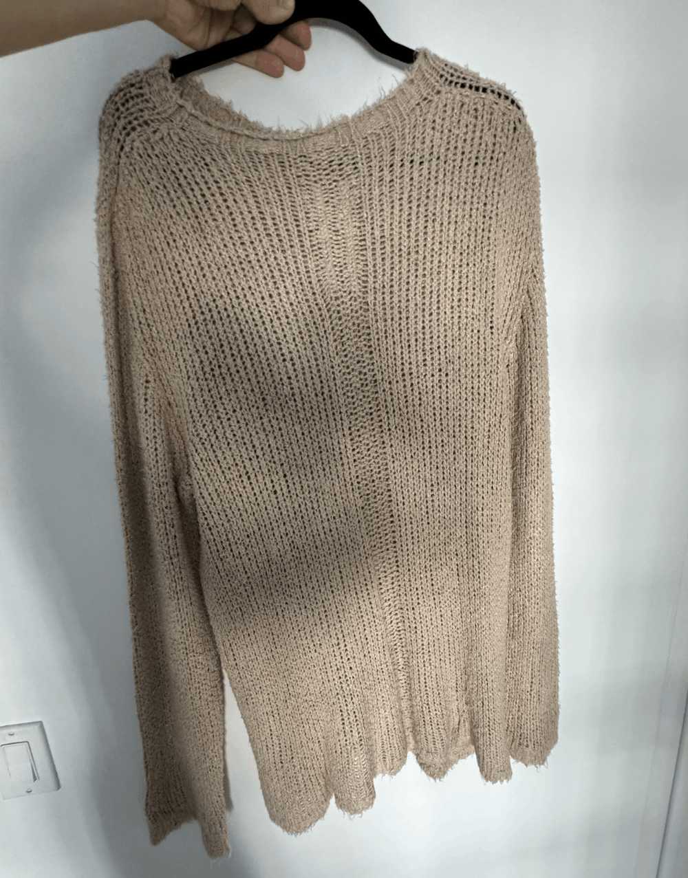 Rick Owens Oversized Seamless Silk Knit Sweater I… - image 3