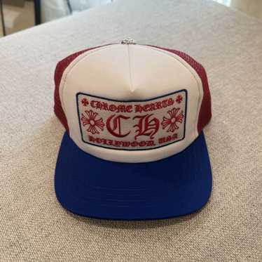 Chrome Hearts Chrome Hearts Red Blue Trucker - image 1