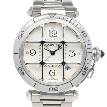 Cartier Cartier Pasha Convex Grid Watch Stainless… - image 1